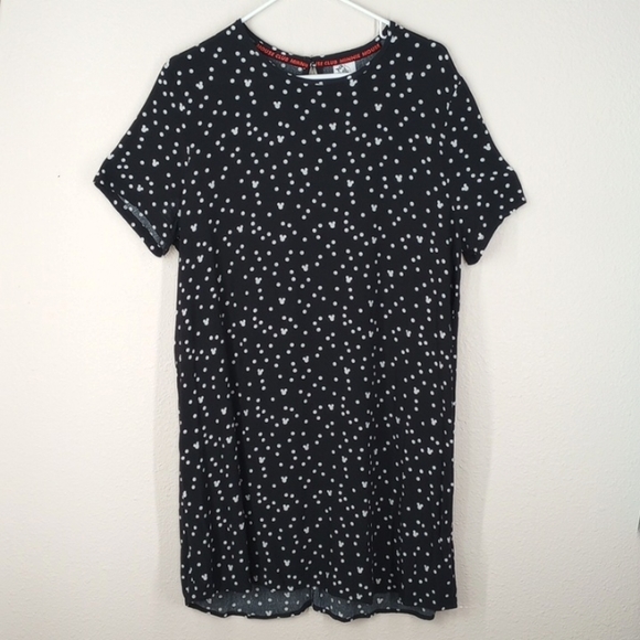 Disney Minnie Mouse Club rayon shift dress size large - Picture 2 of 12